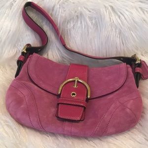 Hot pink Coach purse